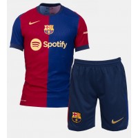 Barcelona Lamine Yamal #19 Fußballbekleidung Heimtrikot Kinder 2024-25 Kurzarm (+ kurze hosen)